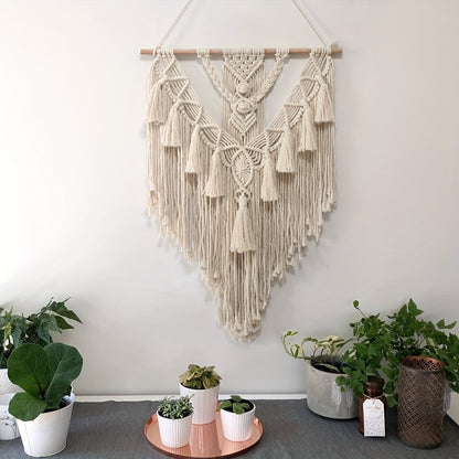 Handwoven Boho Macrame Wall Hanging