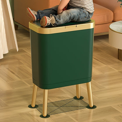 15L Odour-Sealing Trash Can, Elevated Legs