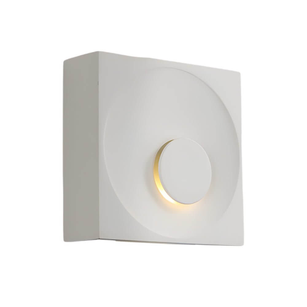 Frosted Cement Eclipse LED Wall Light