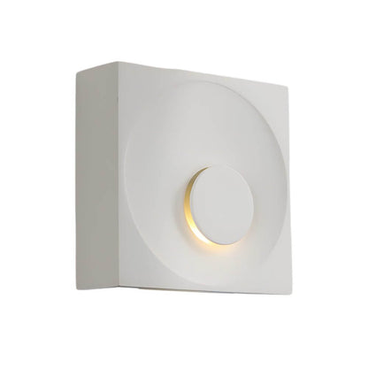 Frosted Cement Eclipse LED Wall Light