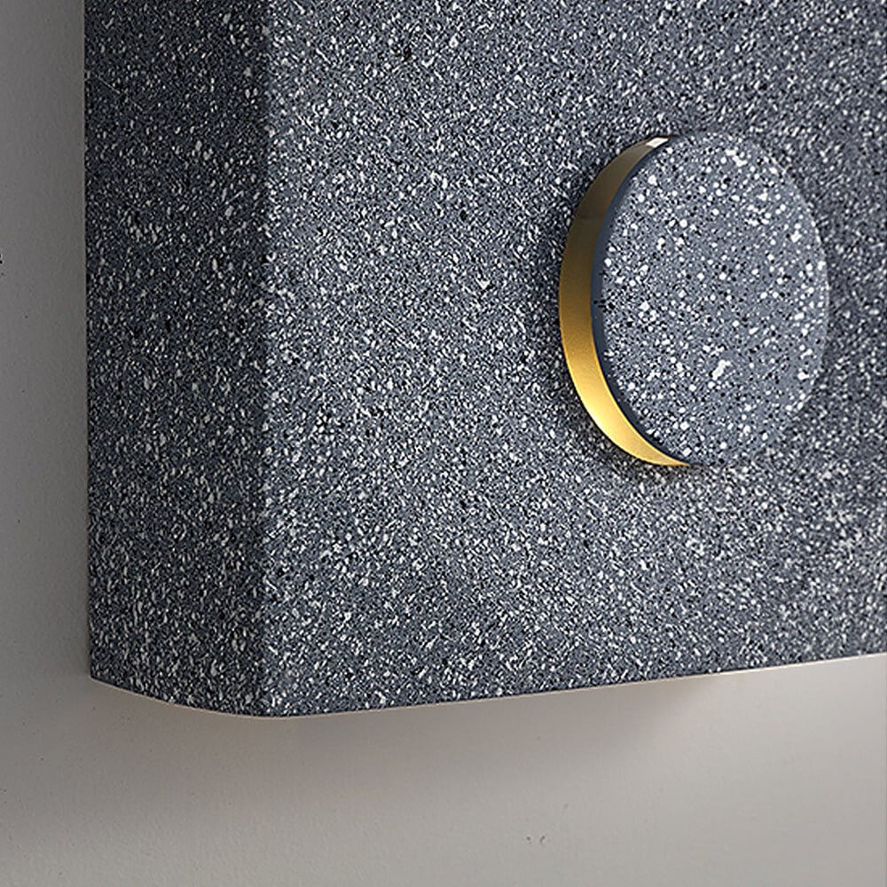 Frosted Cement Eclipse LED Wall Light
