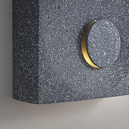 Frosted Cement Eclipse LED Wall Light