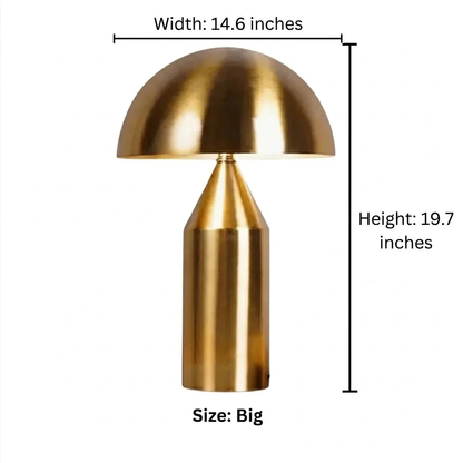 Metal Mushroom Desk Lamp
