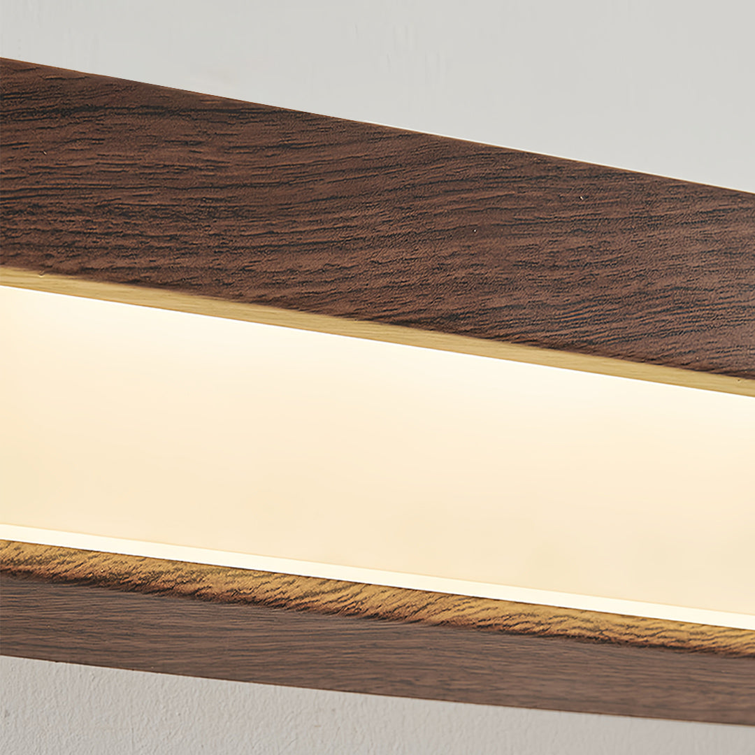 Wall mounted led lights installed in modern hallway providing directional accent lighting