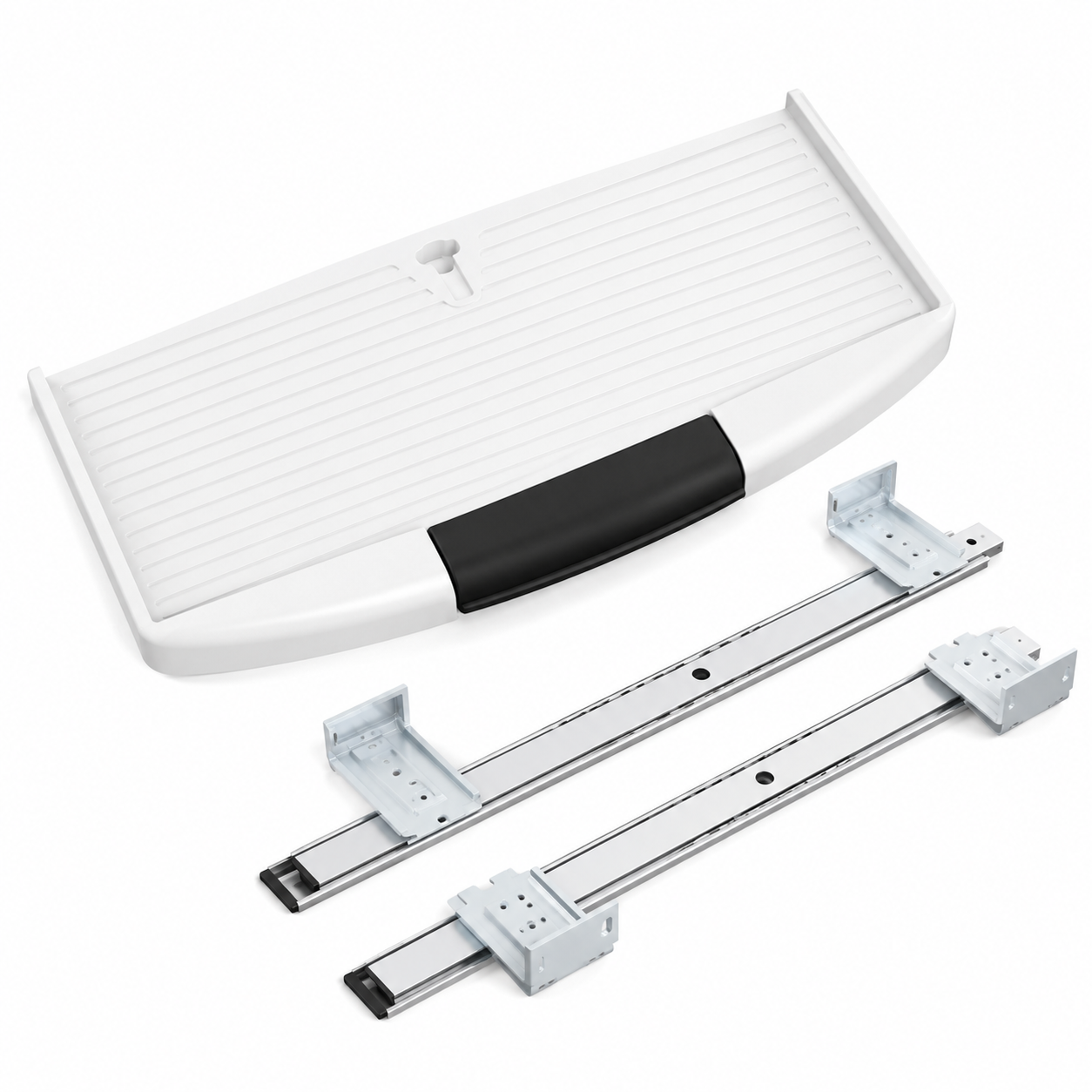 Under-Desk Pull-Out Keyboard Tray