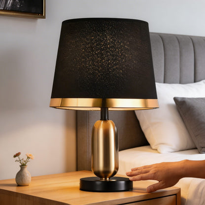 Mid-Century Modern Brass Table Lamp