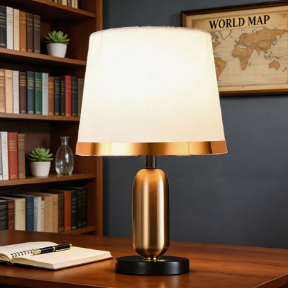 Mid-Century Modern Brass Table Lamp