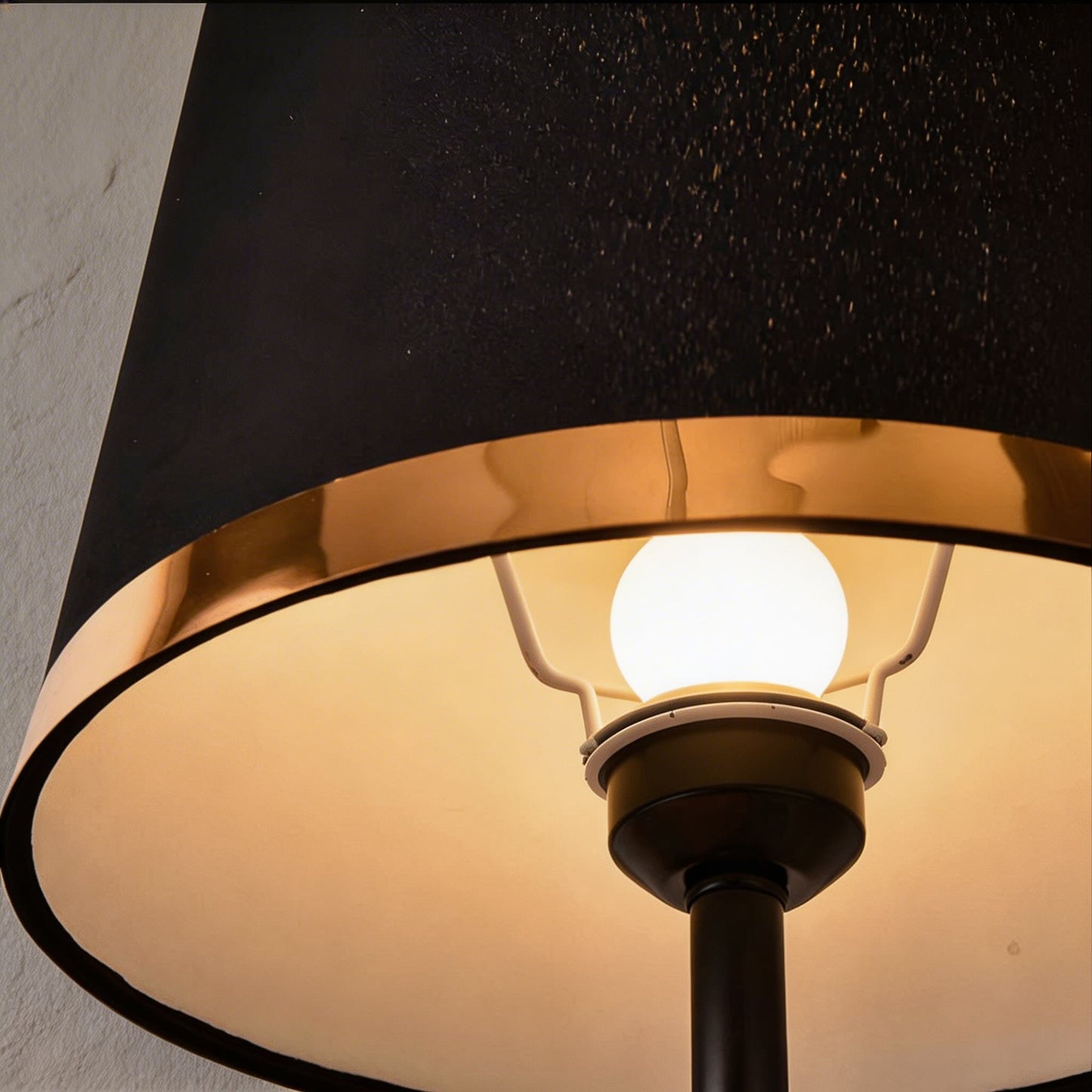 Mid-Century Modern Brass Table Lamp