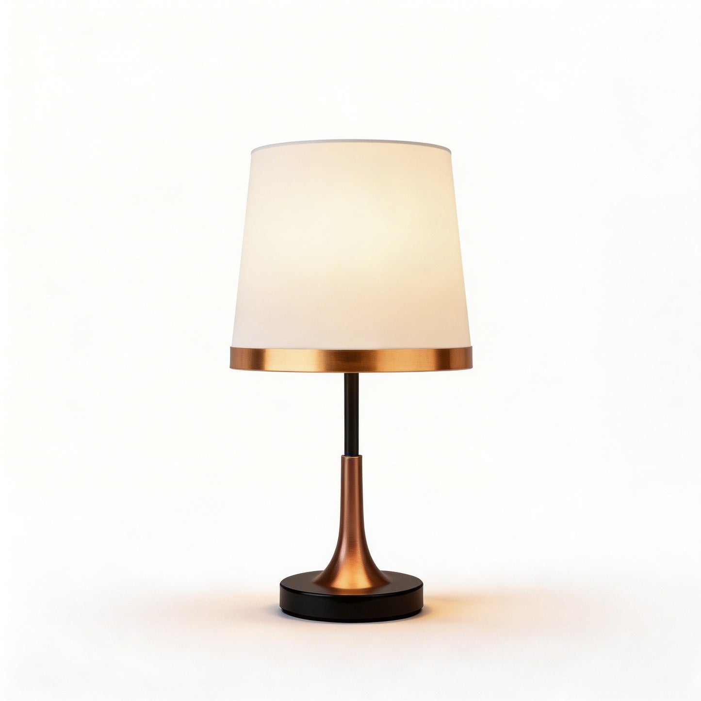 Mid-Century Modern Brass Table Lamp