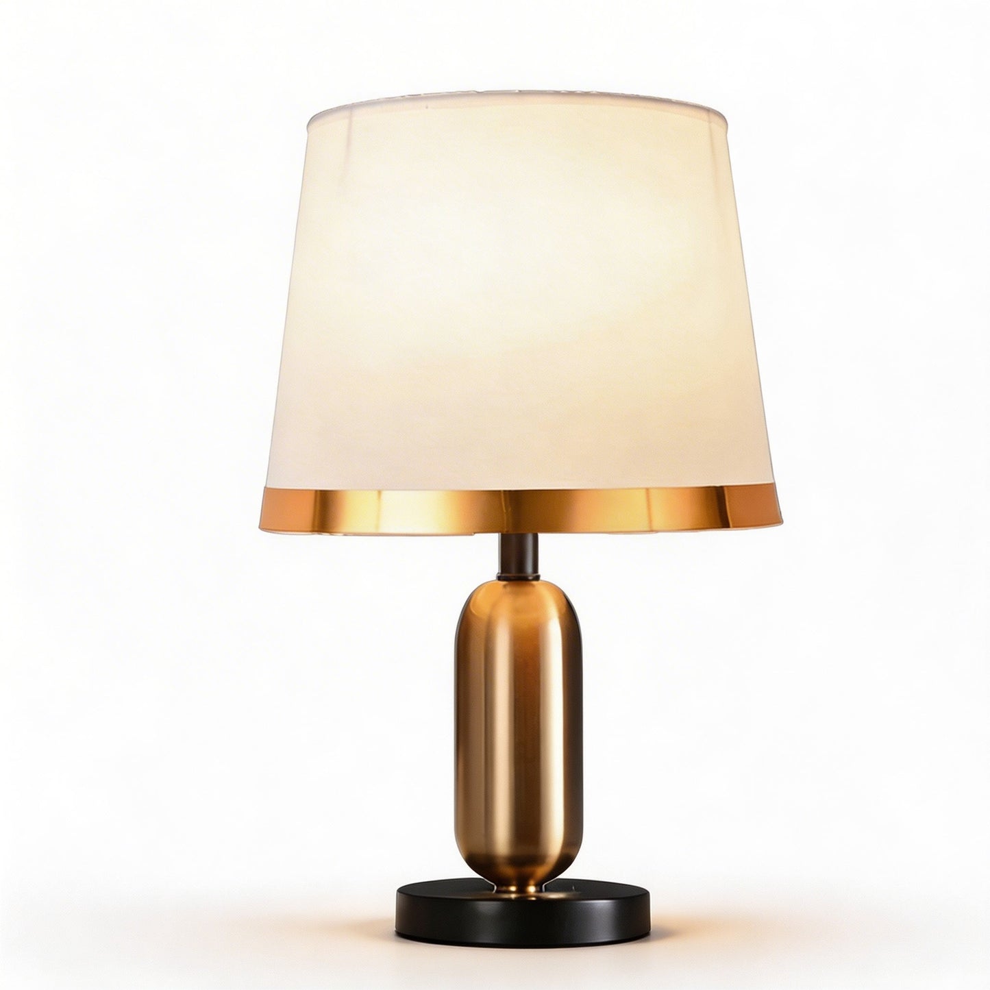 Mid-Century Modern Brass Table Lamp