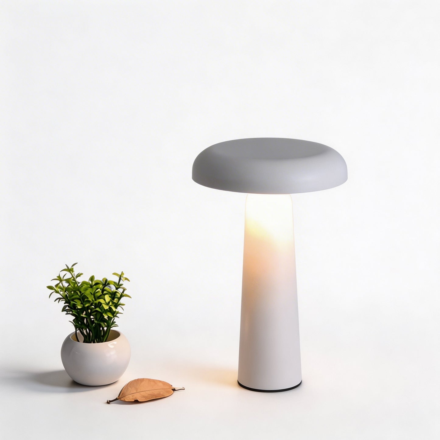 Modern Rechargeable Mushroom Table Lamp