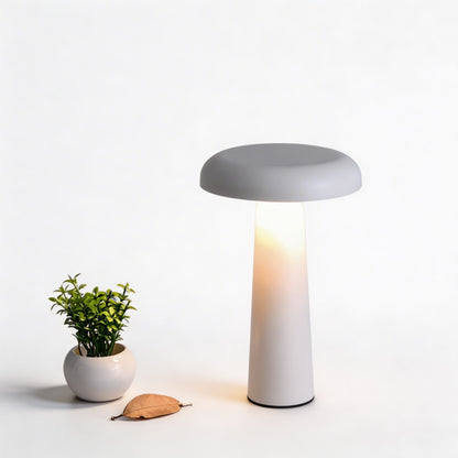 Modern Rechargeable Mushroom Table Lamp