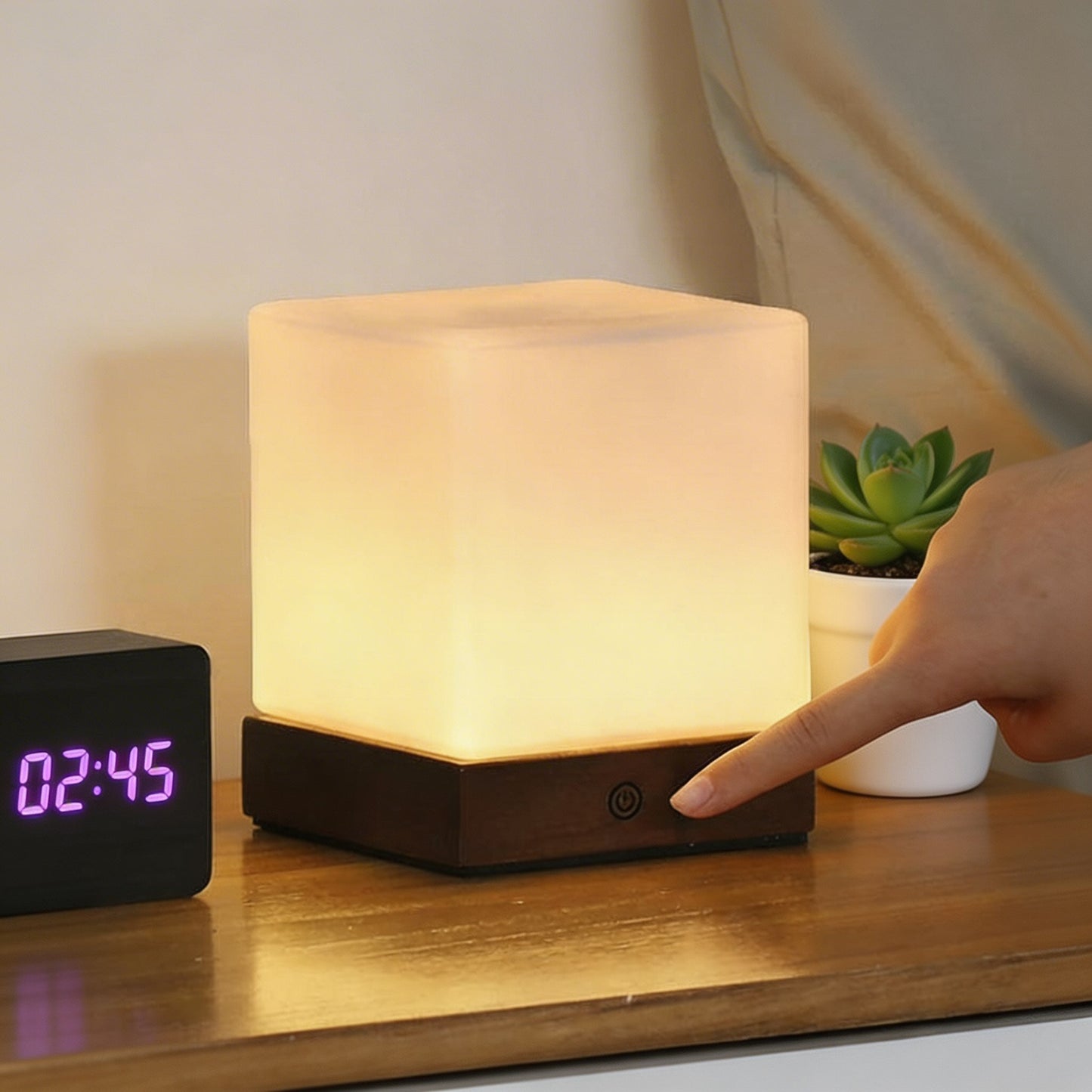 Modern Mini Cube Table Lamp