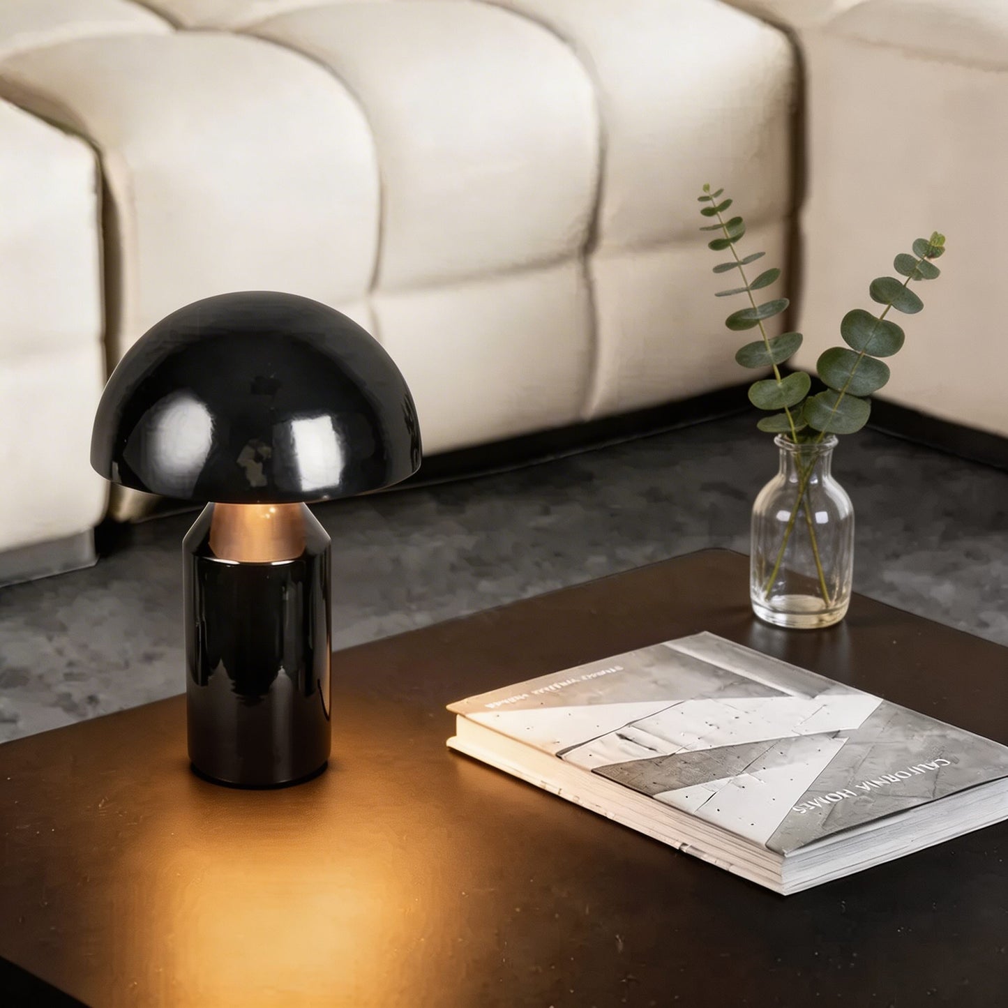 Metal Mushroom Desk Lamp