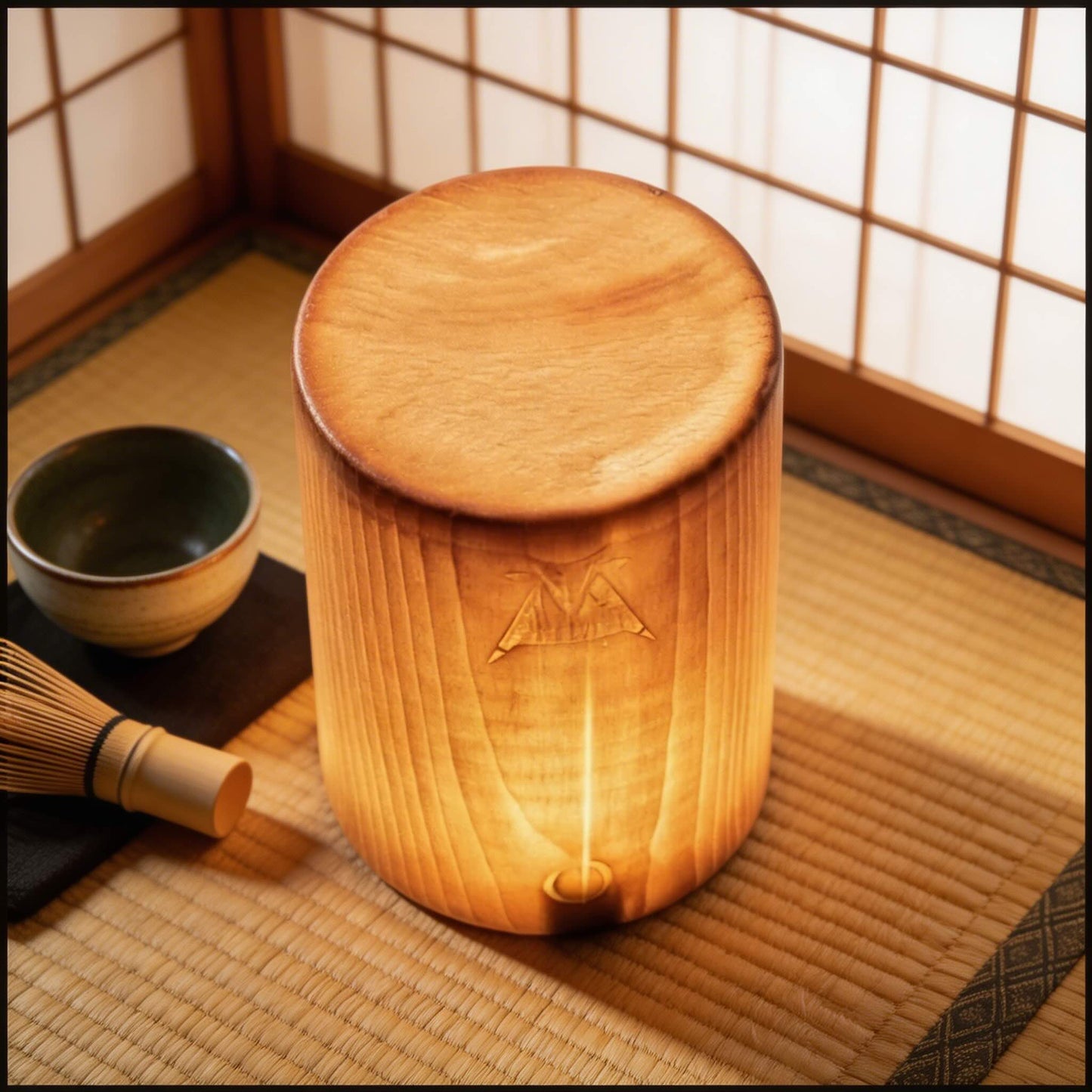 Touch Control Wooden Minimalist Table Lamp