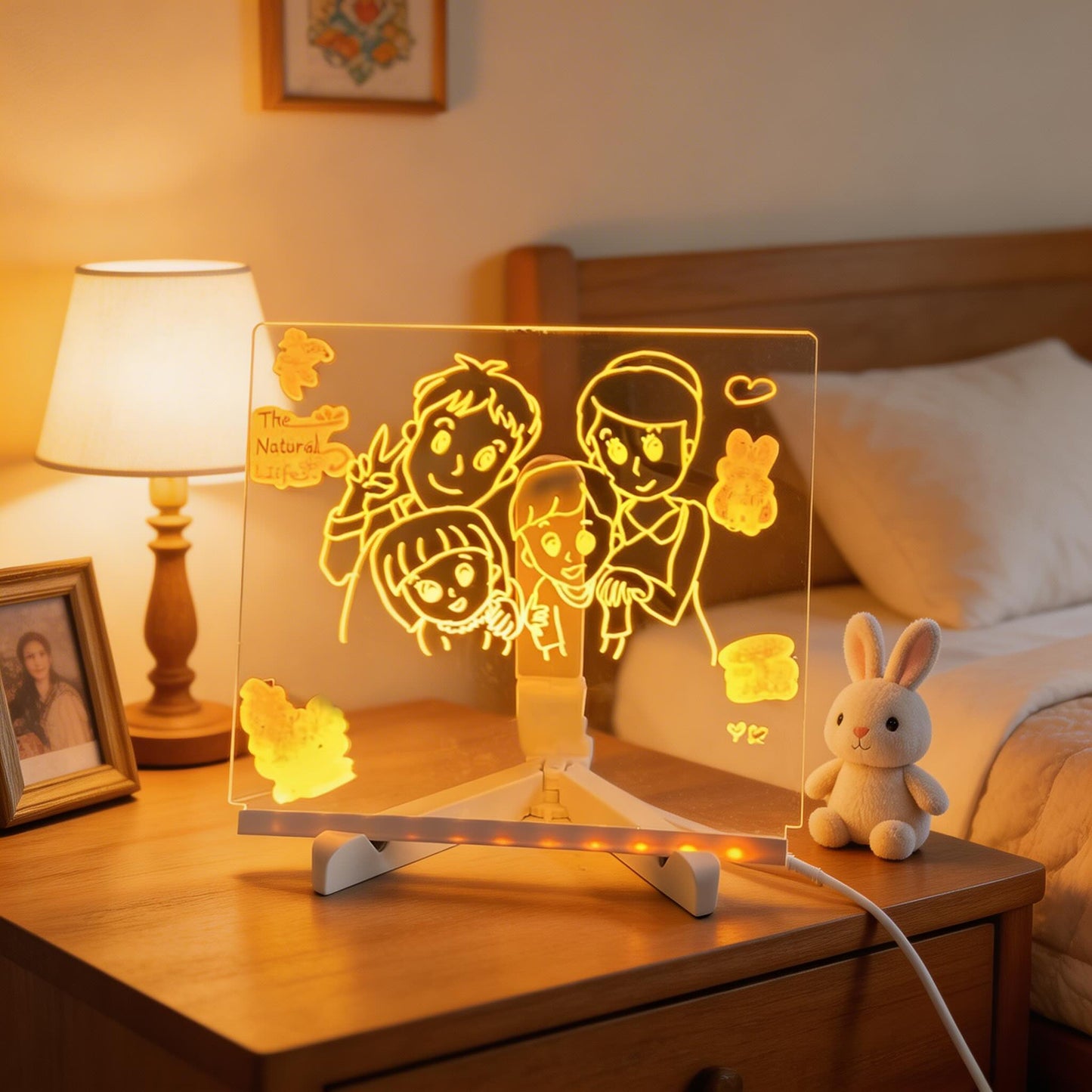 Elegant LED Memo Board Table Lamp