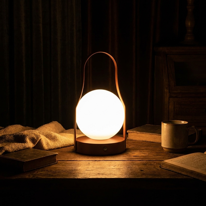 Modern Portable Acrylic Shade Table Lamp