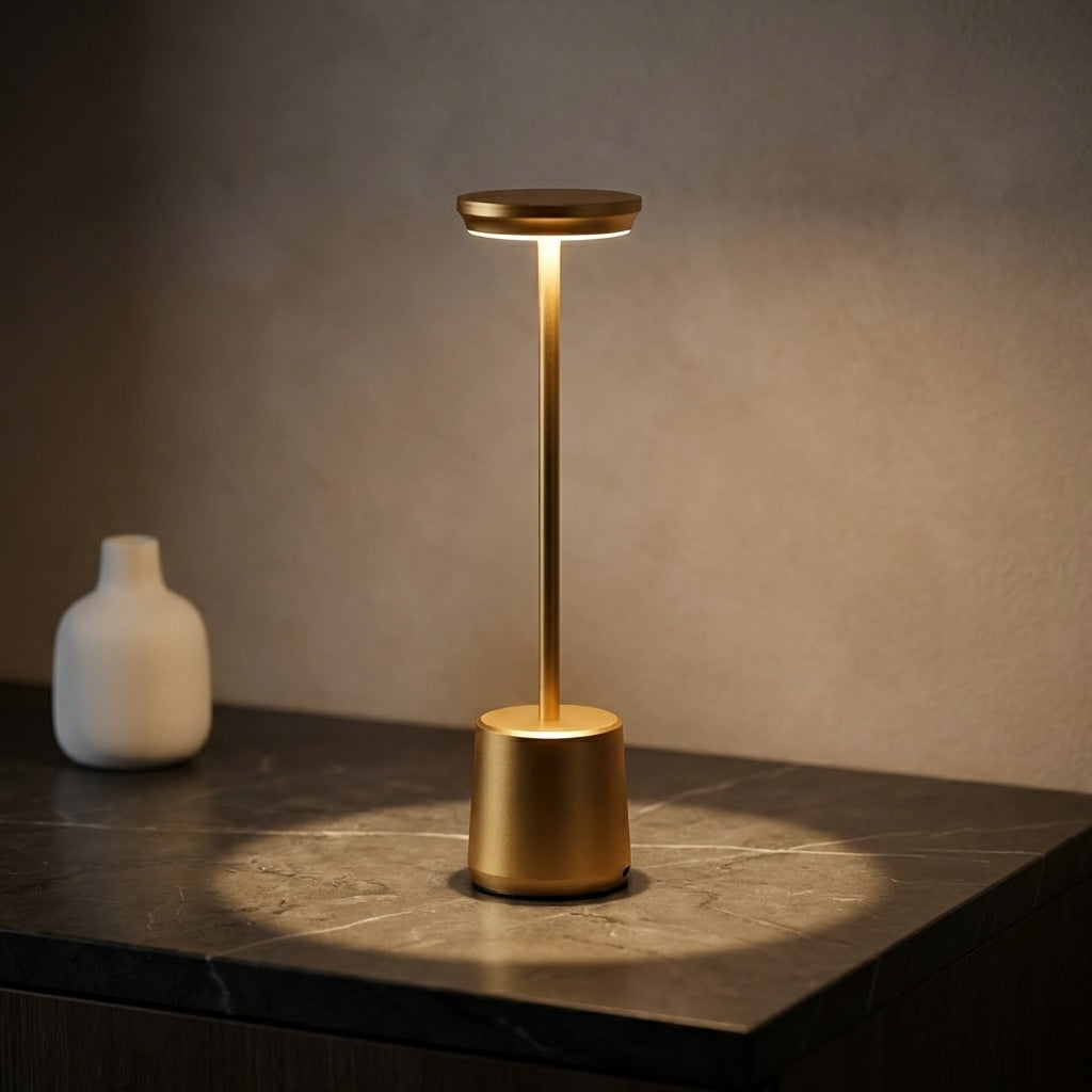 Metal Cordless LED Table Lamp