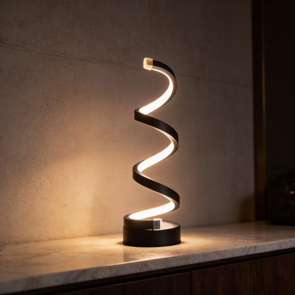 Modern Spiral USB Lamp