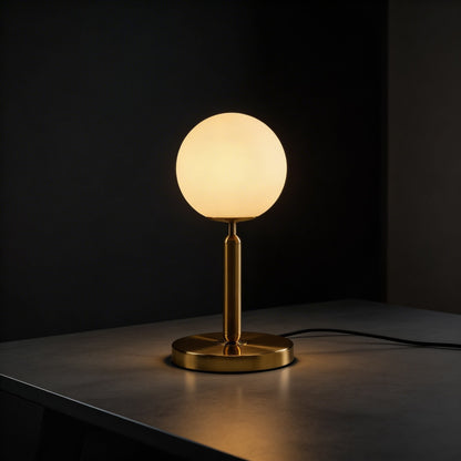Simple Glass Ball Table Lamp