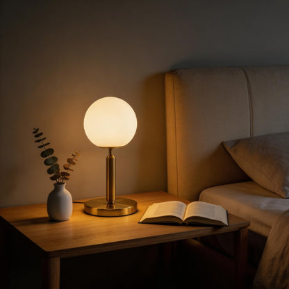 Simple Glass Ball Table Lamp