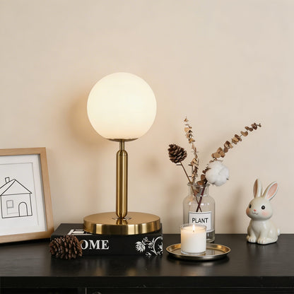 Simple Glass Ball Table Lamp