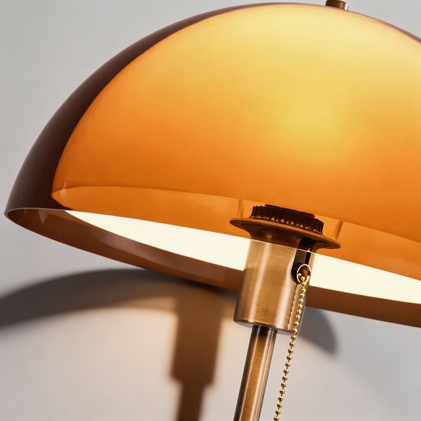 Warm Modern Dual-Dome Table Lamp