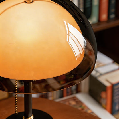 Warm Modern Dual-Dome Table Lamp