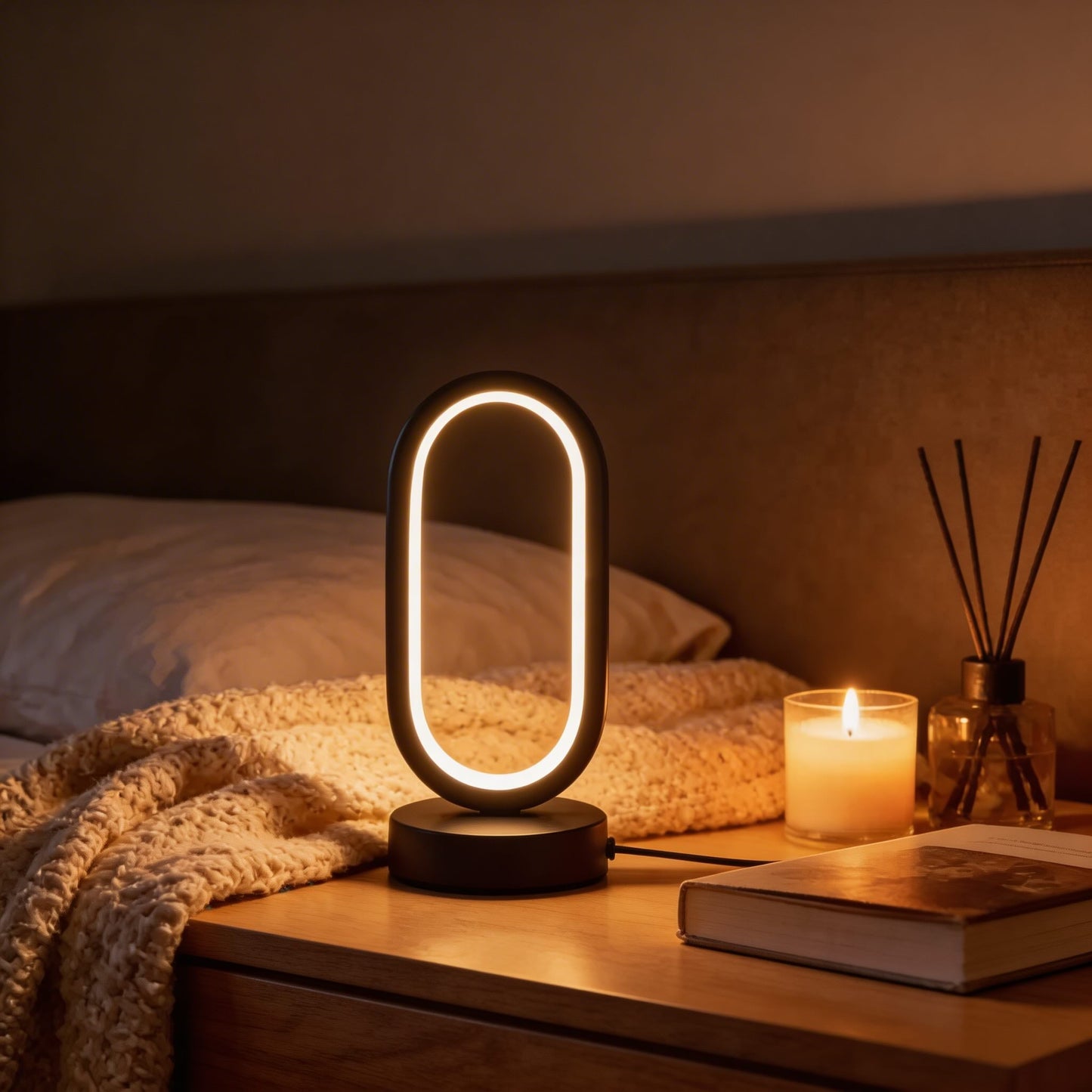 Modern Mini-Ring Desk Lamp