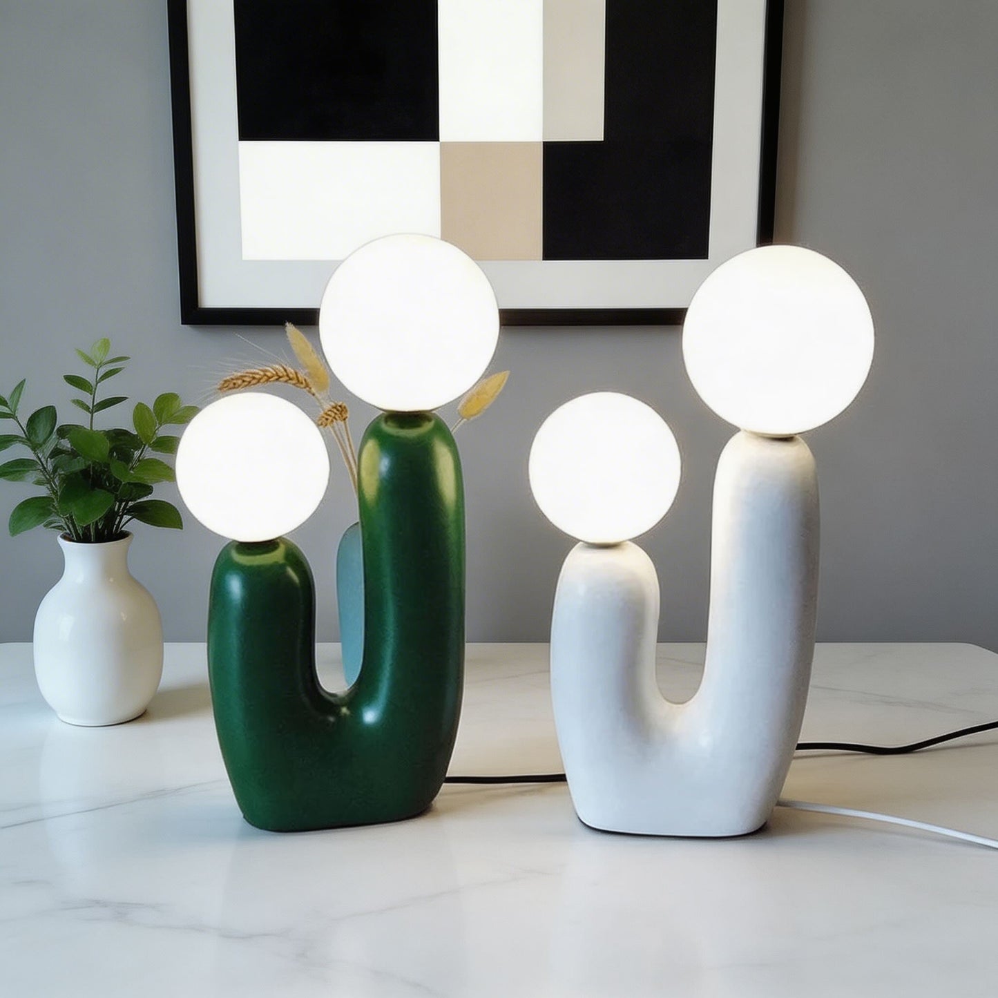 Modern Nordic Glass Table Lamp