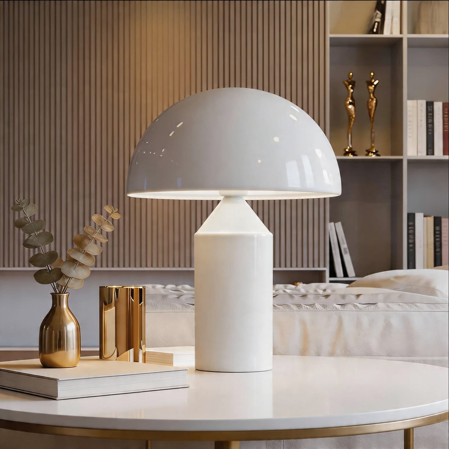 Metal Mushroom Desk Lamp