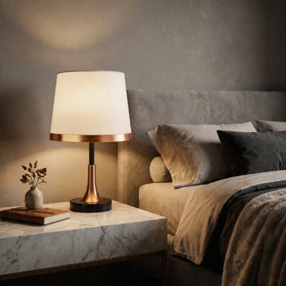 Mid-Century Modern Brass Table Lamp