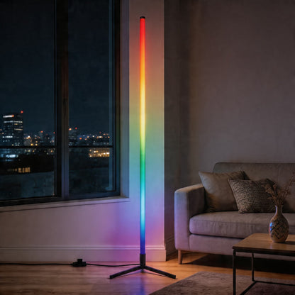 Sleek Multicolor LED Floor Lamp