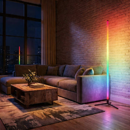 Sleek Multicolor LED Floor Lamp