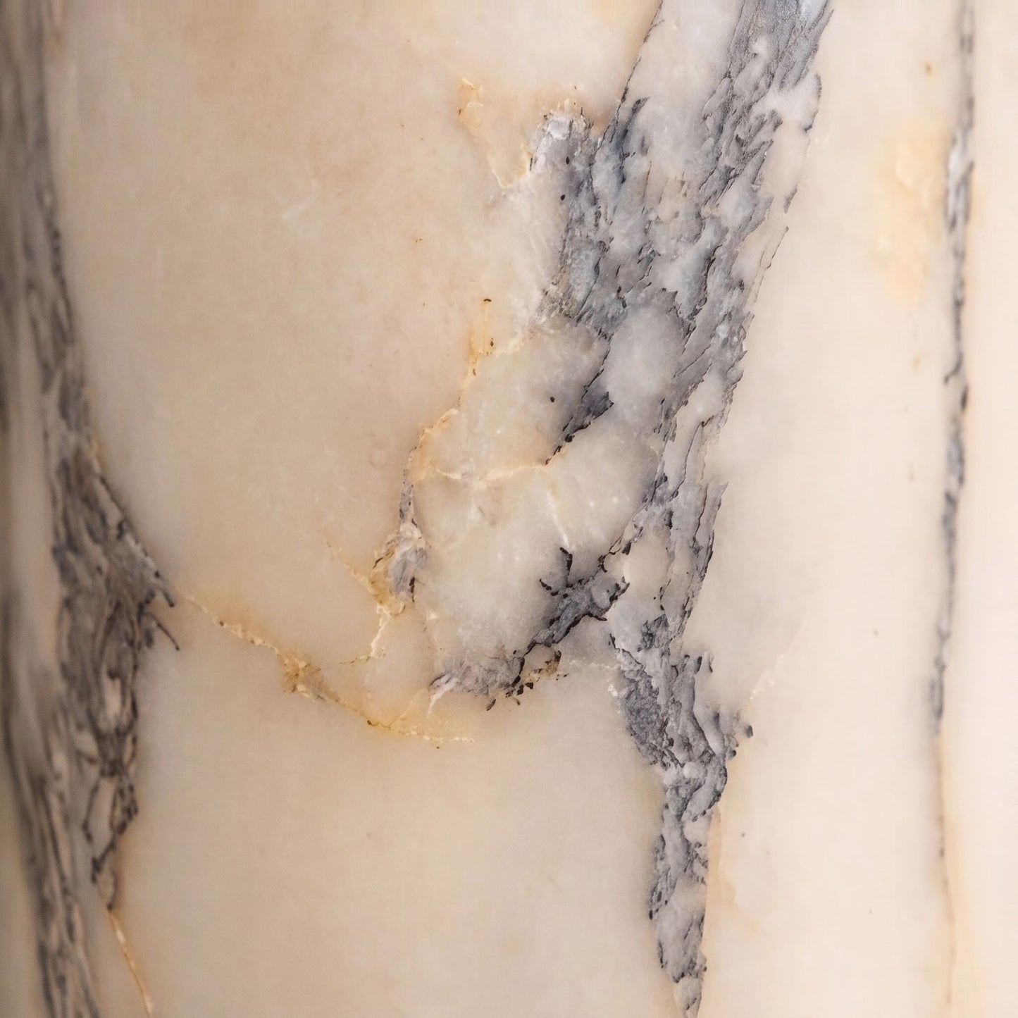 Modern Black Shade Marble Table Lamp