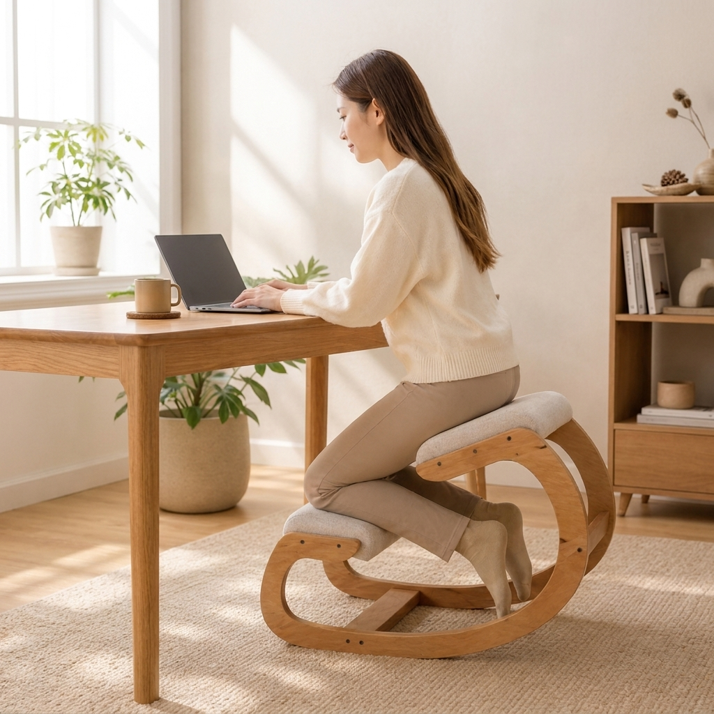 Scandinavian Kneeling Chair lifestyle