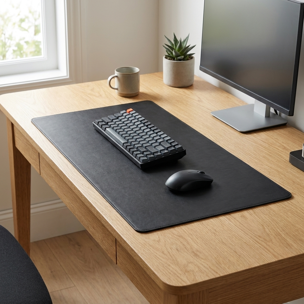 Desk Mat Black lifestyle