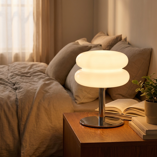 Cloud Macaron Lamp White lifestyle