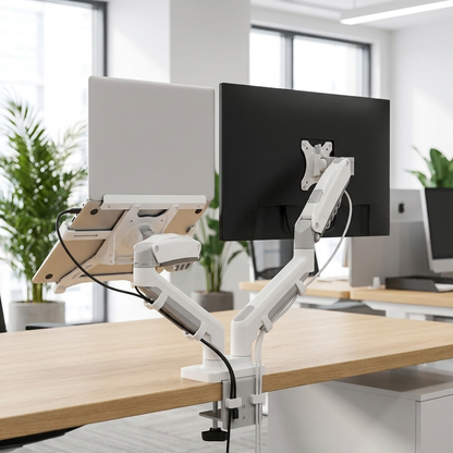 Monitor Laptop Desk Mount v2 lifestyle