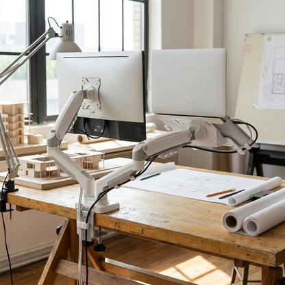 Monitor Laptop Desk Mount v4 lifestyle