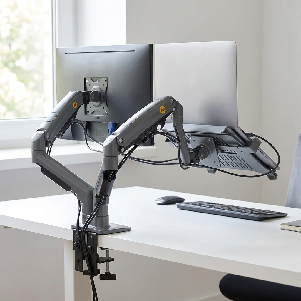 Monitor Laptop Desk Mount v5 lifestyle