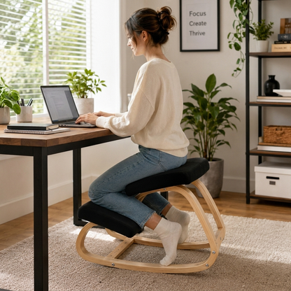 Original Ergonomic Kneeling Chair Black lifestyle