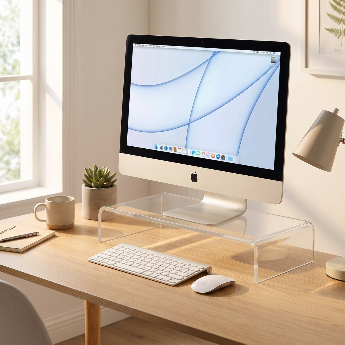 Clear Acrylic Monitor Riser
