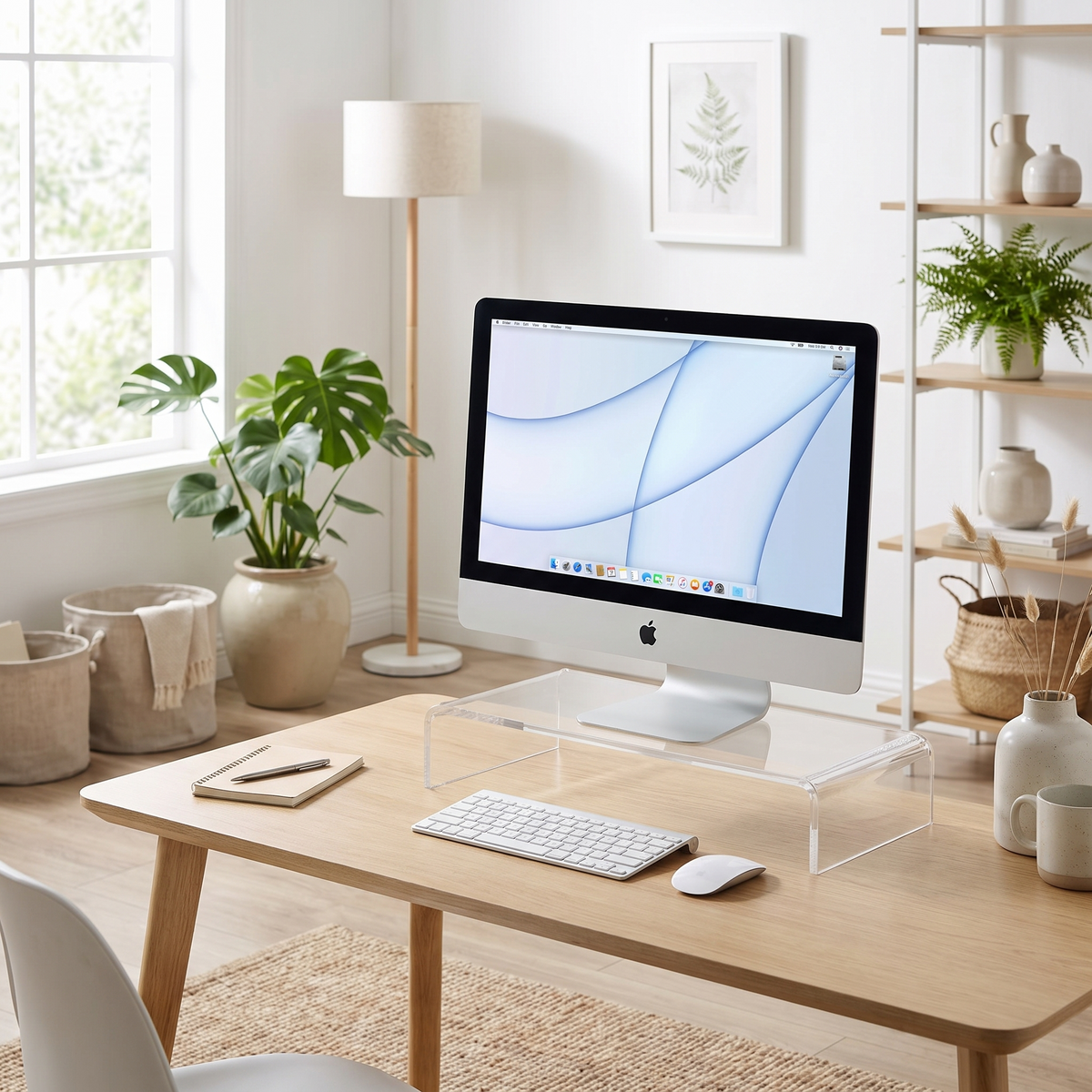 Clear Acrylic Monitor Riser