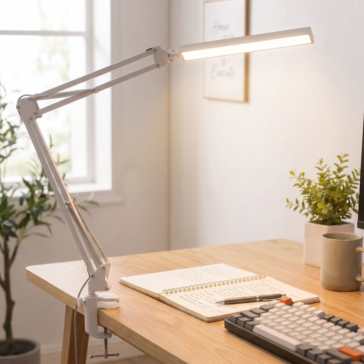 Adjustable Clamp-On LED Desk Lamp