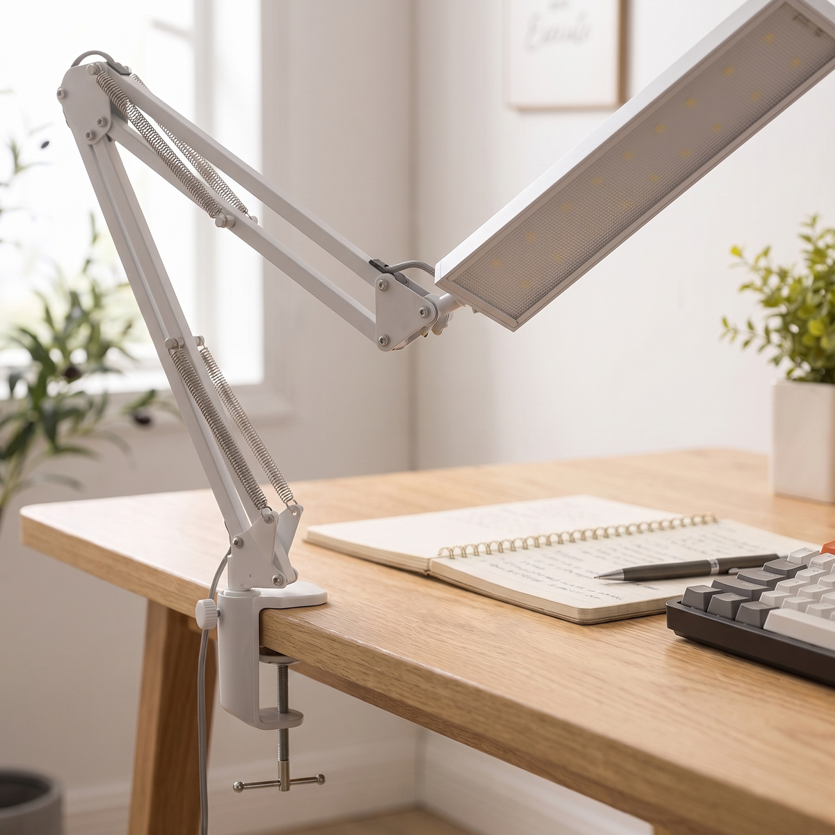 Adjustable Clamp-On LED Desk Lamp