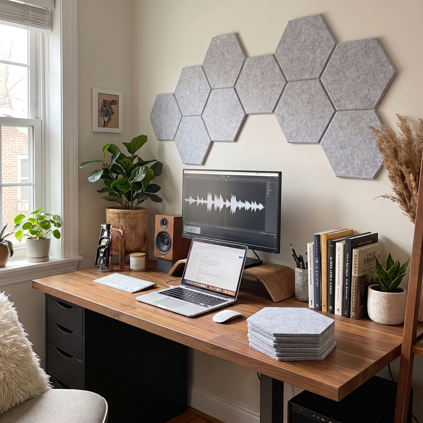 Hexagonal Acoustic Wall Panels