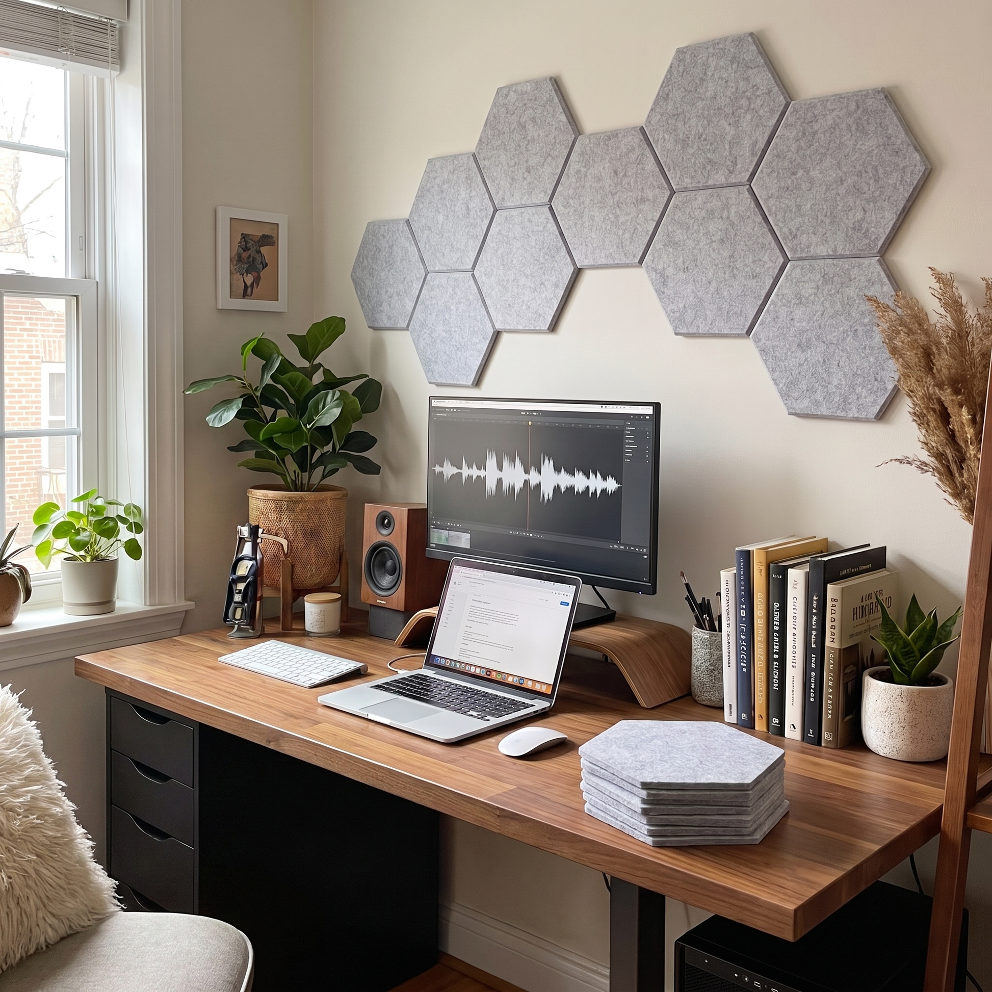 Hexagonal Acoustic Wall Panels