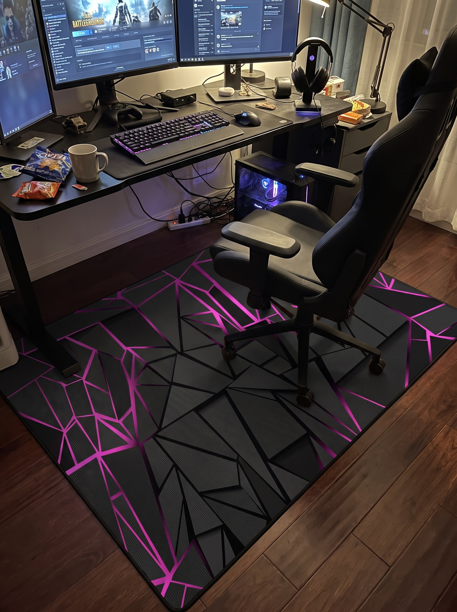VIKAMA Gaming Chair Soundproof Mat - Quiet Comfort Under Your Chair