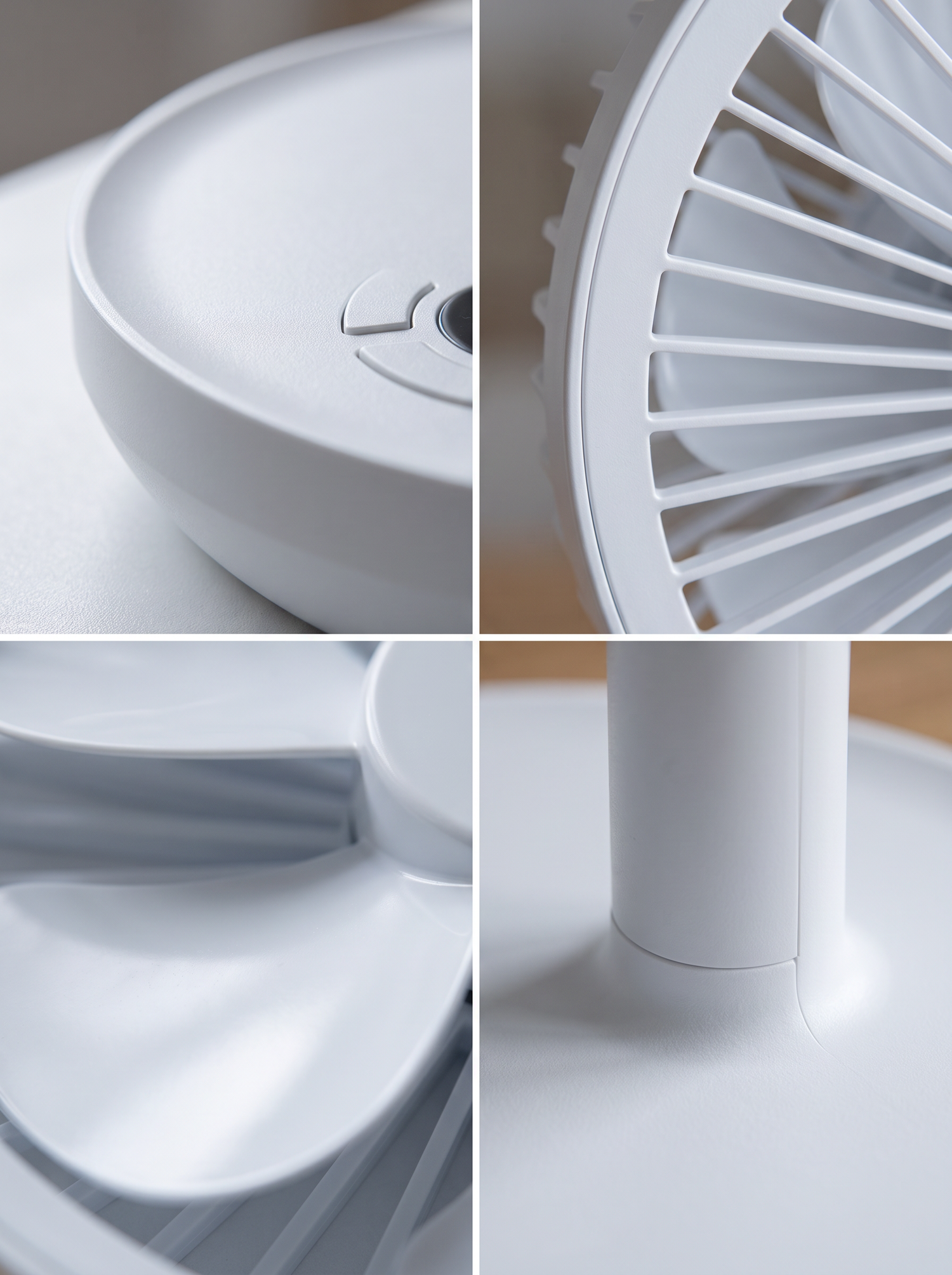 Smart Oscillating Desk Fan - Five Speeds, Precise Control